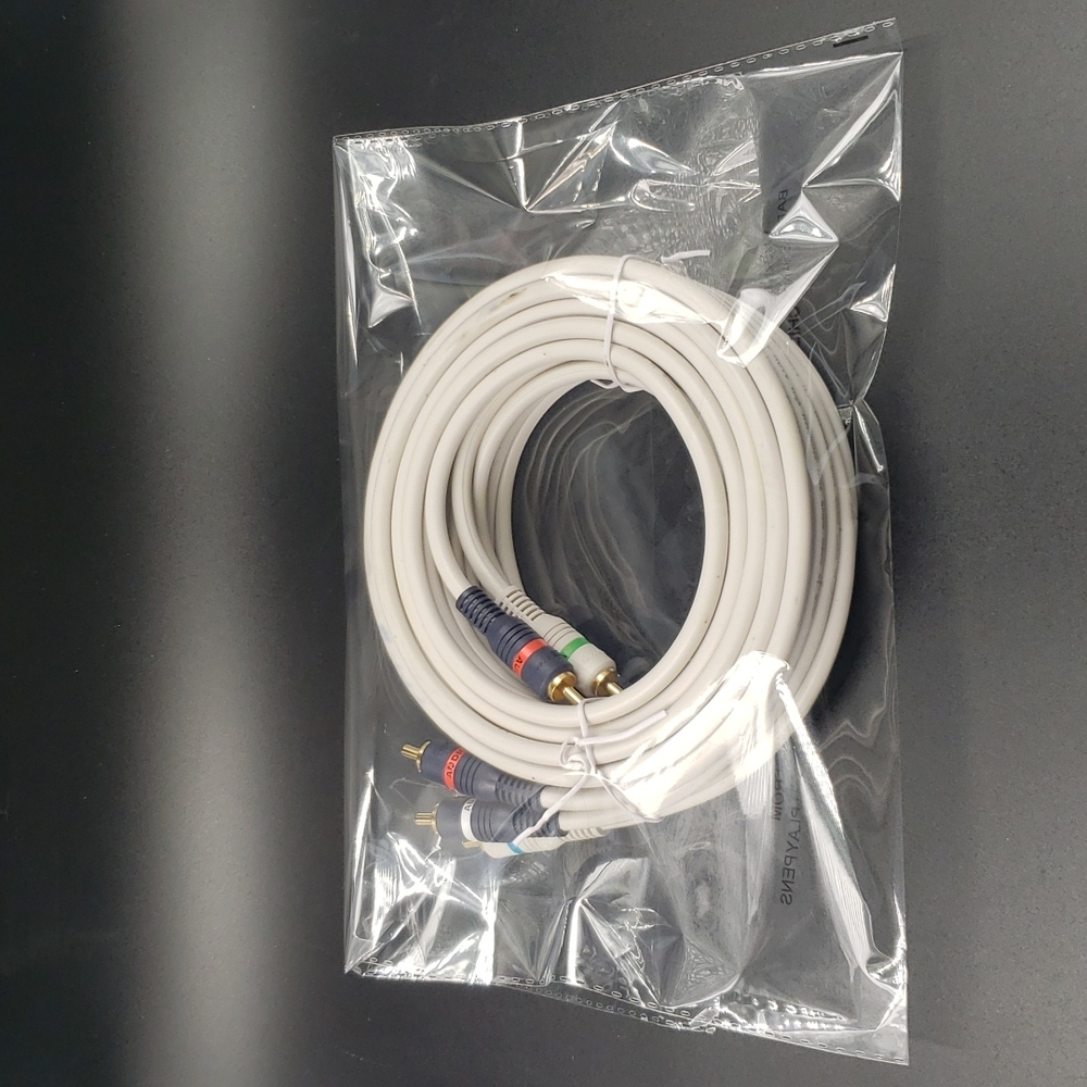 6 ft High Quality Python Component Audio/Video 5-RCA (RGB/RW) Cable Ultra Shield